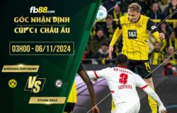 fb88-soi kèo Borussia Dortmund vs Sturm Graz