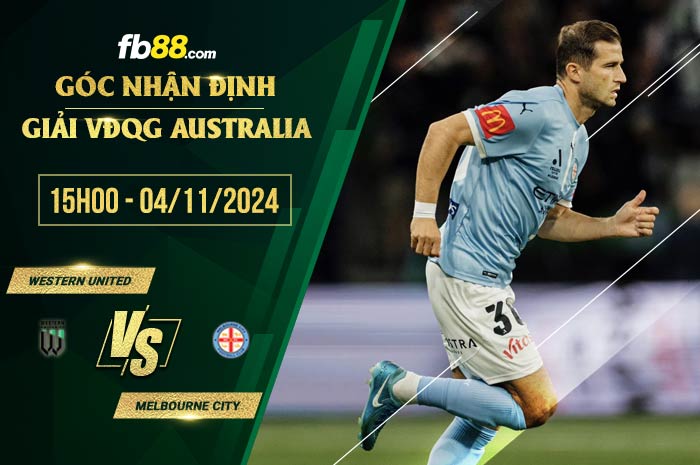 fb88-soi kèo Western United vs Melbourne City