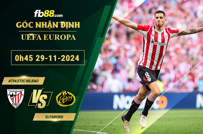 Fb88 soi kèo trận đấu Athletic Bilbao vs Elfsborg