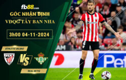 Fb88 soi kèo trận đấu Athletic Bilbao vs Real Betis