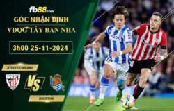 Fb88 soi kèo trận đấu Athletic Bilbao vs Sociedad