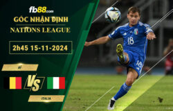 Fb88 soi kèo trận đấu Bỉ vs Italia