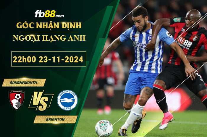 Fb88 soi kèo trận đấu Bournemouth vs Brighton