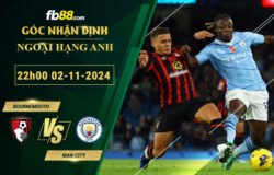 Fb88 soi kèo trận đấu Bournemouth vs Man City 2