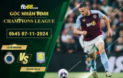 Fb88 soi kèo trận đấu Club Brugge vs Aston Villa