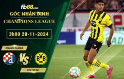 Fb88 soi kèo trận đấu Dinamo Zagreb vs Dortmund