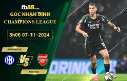 Fb88 soi kèo trận đấu Inter Milan vs Arsenal