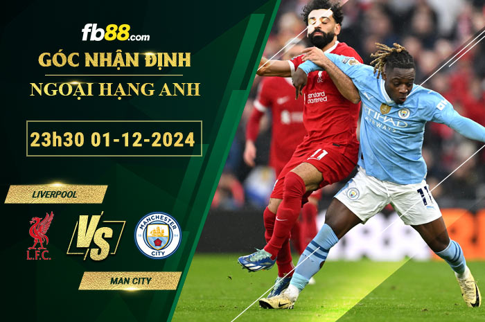 Fb88 soi kèo trận đấu Liverpool vs Man City