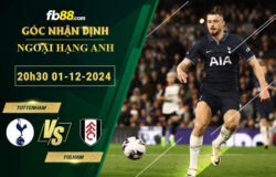 Fb88 soi kèo trận đấu Tottenham vs Fulham