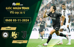 Fb88 soi kèo trận đấu Udinese vs Juventus