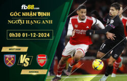 Fb88 soi kèo trận đấu West Ham vs Arsenal