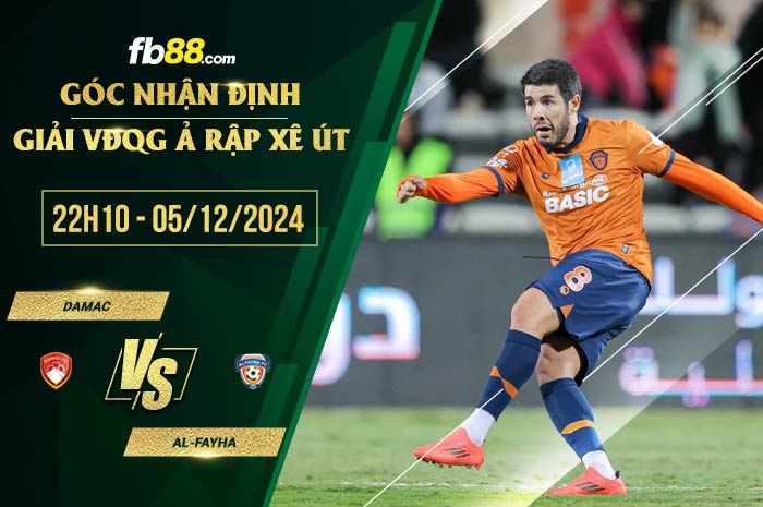 fb88-soi kèo Damac vs Al-Fayha