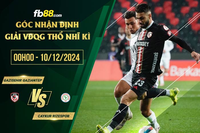 fb88-soi kèo Gazisehir Gaziantep vs Caykur Rizespor