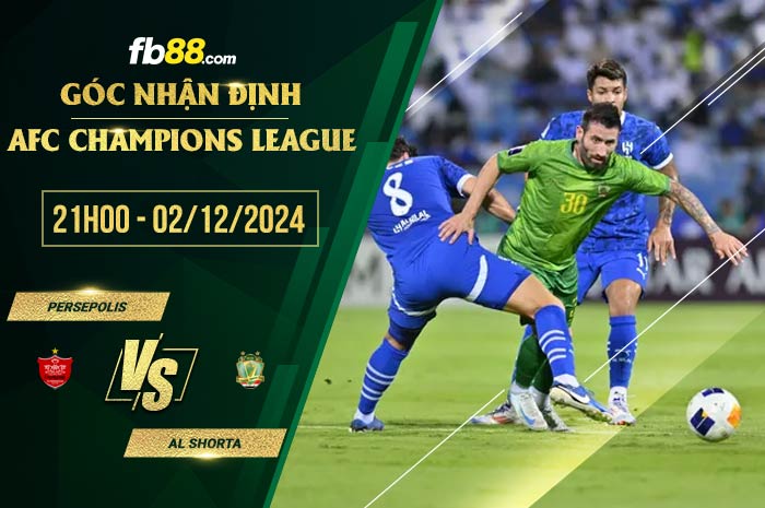 fb88-soi kèo Persepolis vs Al Shorta