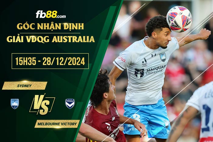 fb88-soi kèo Sydney vs Melbourne Victory