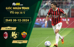 Fb88 soi kèo trận đấu AC Milan vs AS Roma