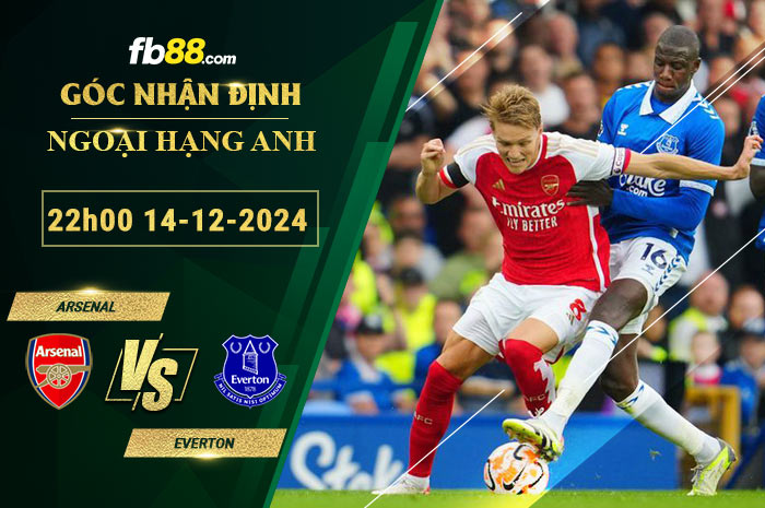 Fb88 soi kèo trận đấu Arsenal vs Everton