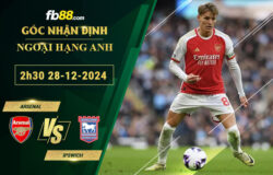 Fb88 soi kèo trận đấu Arsenal vs Ipswich