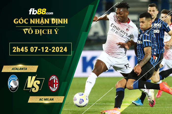 Fb88 soi kèo trận đấu Atalanta vs AC Milan