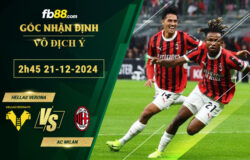 Fb88 bảng kèo trận đấu Hellas Verona vs AC Milan