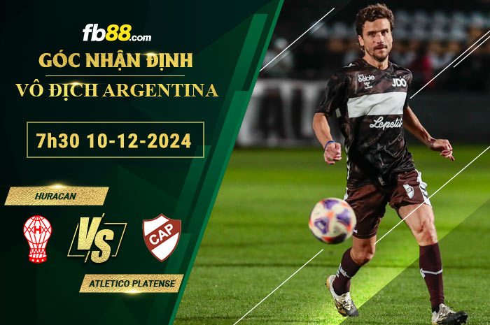 Fb88 soi kèo trận đấu Huracan vs Atletico Platense