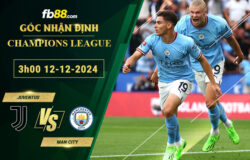 Fb88 soi kèo trận đấu Juventus vs Man City