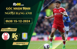 Fb88 soi kèo trận đấu Nottingham Forest vs Aston Villa