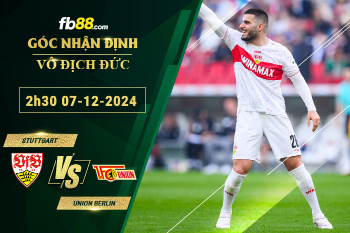 Fb88 soi kèo trận đấu Stuttgart vs Union Berlin