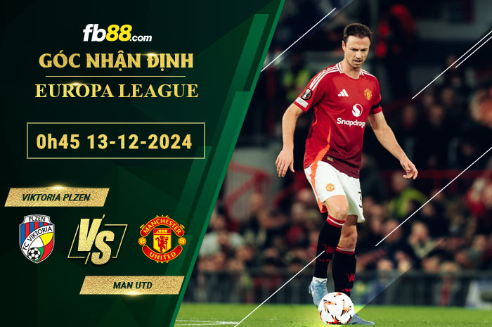 Fb88 soi kèo trận đấu Viktoria Plzen vs Man Utd