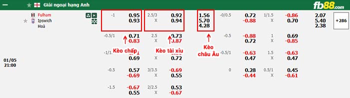 fb88-bảng kèo trận đấu Fulham vs Ipswich