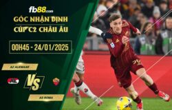 fb88-chi tiết kèo trận đấu AZ Alkmaar vs AS Roma