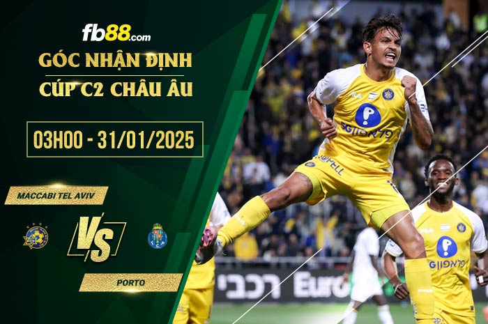 fb88-soi kèo Maccabi Tel Aviv vs Porto