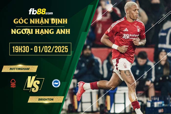 fb88-soi kèo Nottingham Forest vs Brighton