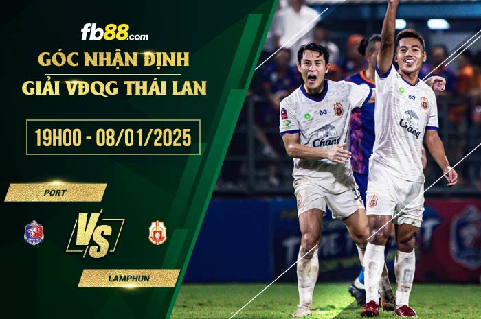 fb88-soi kèo Port vs Lamphun