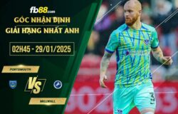 fb88-soi kèo Portsmouth vs Millwall