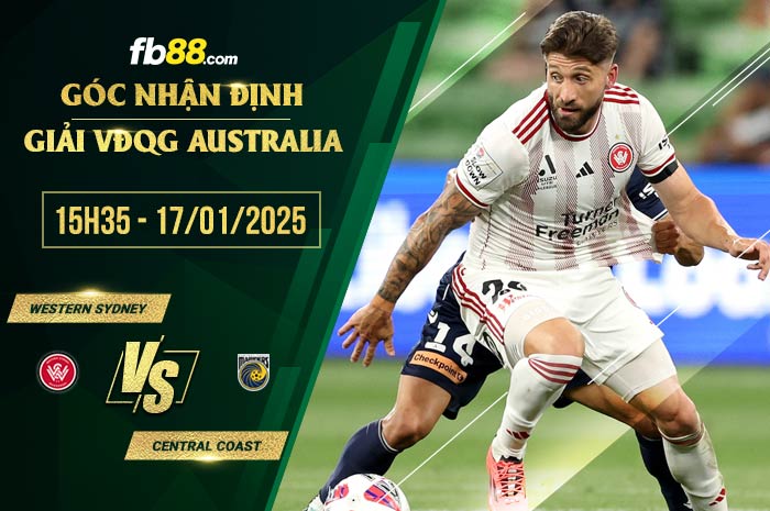 fb88-chi tiết kèo trận đấu Western Sydney vs Central Coast