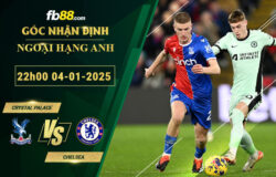 Fb88 soi kèo trận đấu Crystal Palace vs Chelsea