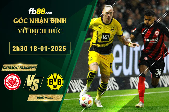 Fb88 soi kèo trận đấu Eintracht Frankfurt vs Dortmund