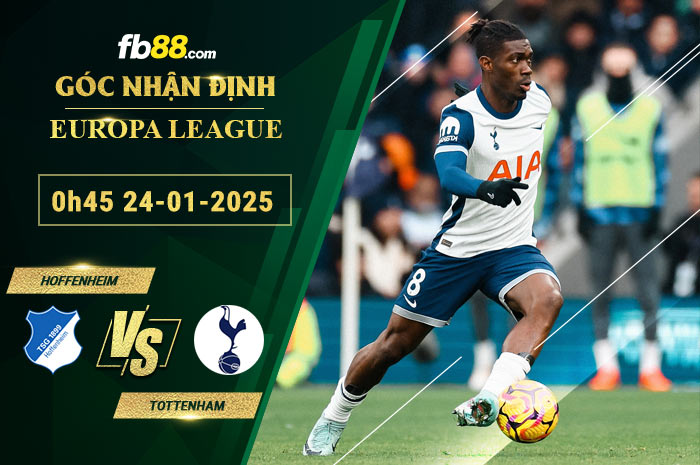 Fb88 soi kèo trận đấu Hoffenheim vs Tottenham