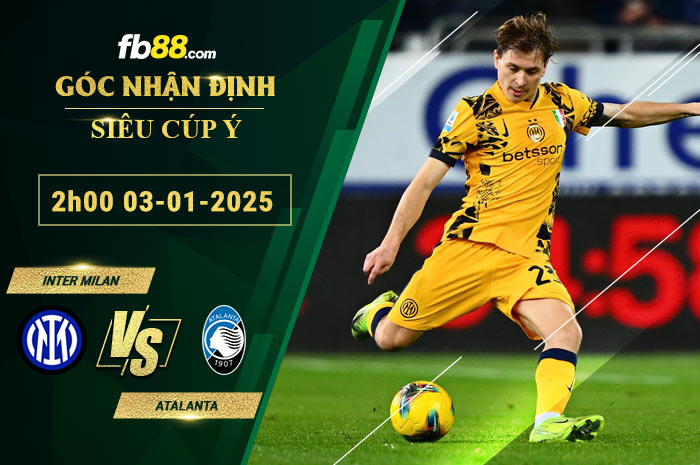 Fb88 soi kèo trận đấu Inter Milan vs Atalanta