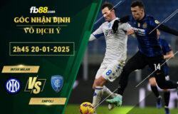 Fb88 soi kèo trận đấu Inter Milan vs Empoli