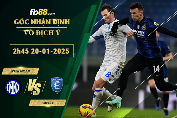 Fb88 soi kèo trận đấu Inter Milan vs Empoli