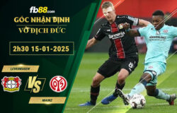 Fb88 soi kèo trận đấu Leverkusen vs Main