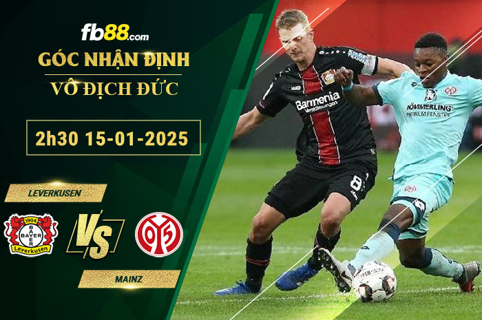 Fb88 soi kèo trận đấu Leverkusen vs Main