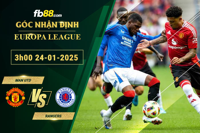Fb88 soi kèo trận đấu Man Utd vs Rangers