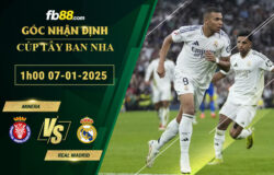 Fb88 soi kèo trận đấu Minera vs Real Madrid