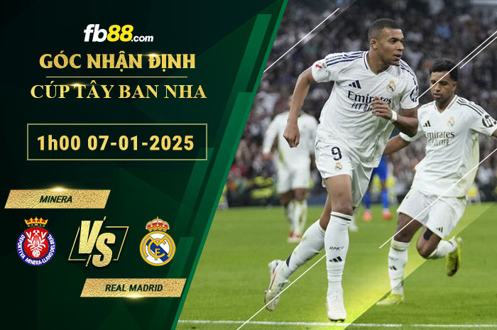 Fb88 soi kèo trận đấu Minera vs Real Madrid