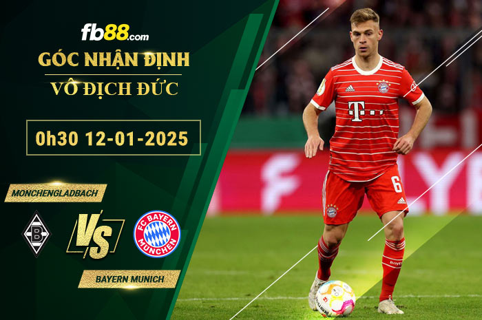 Fb88 soi kèo trận đấu Monchengladbach vs Bayern Munich
