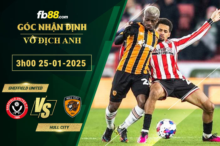 Fb88 soi kèo trận đấu Sheffield United vs Hull City