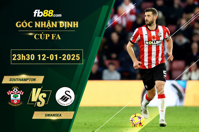 Fb88 soi kèo trận đấu Southampton vs Swansea